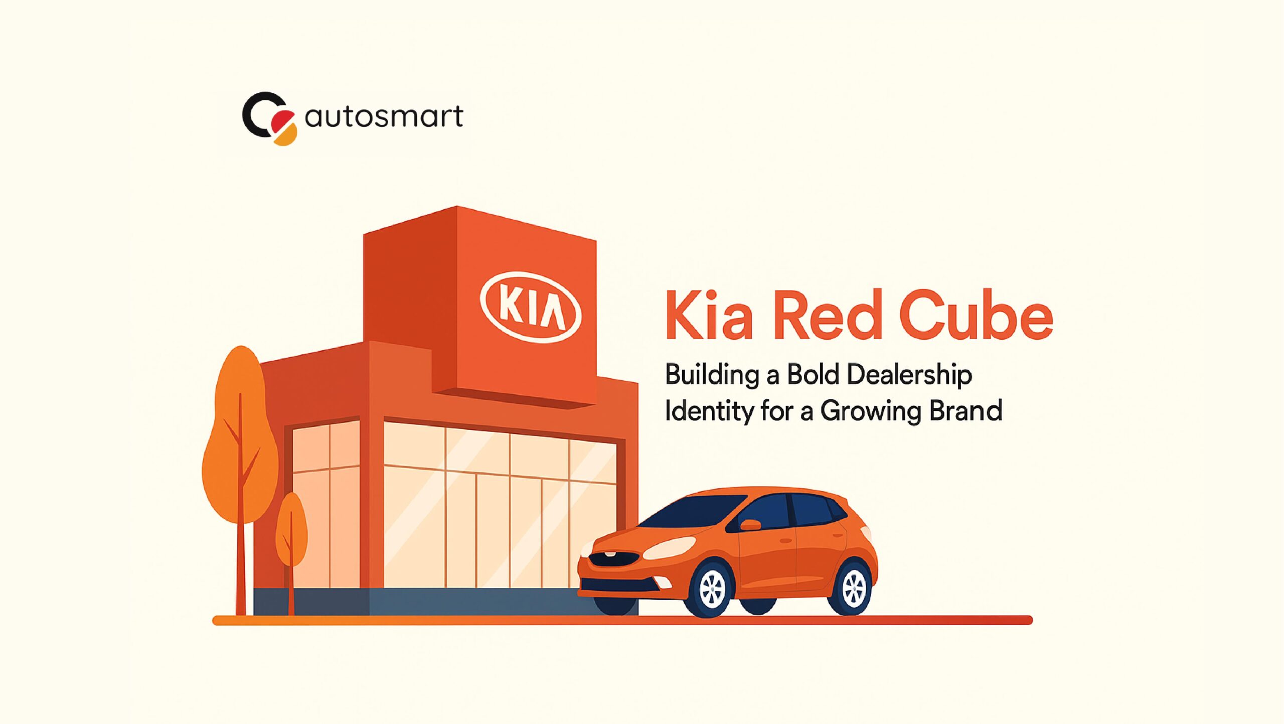 Kia’s Red Cube dealership design and customer experience