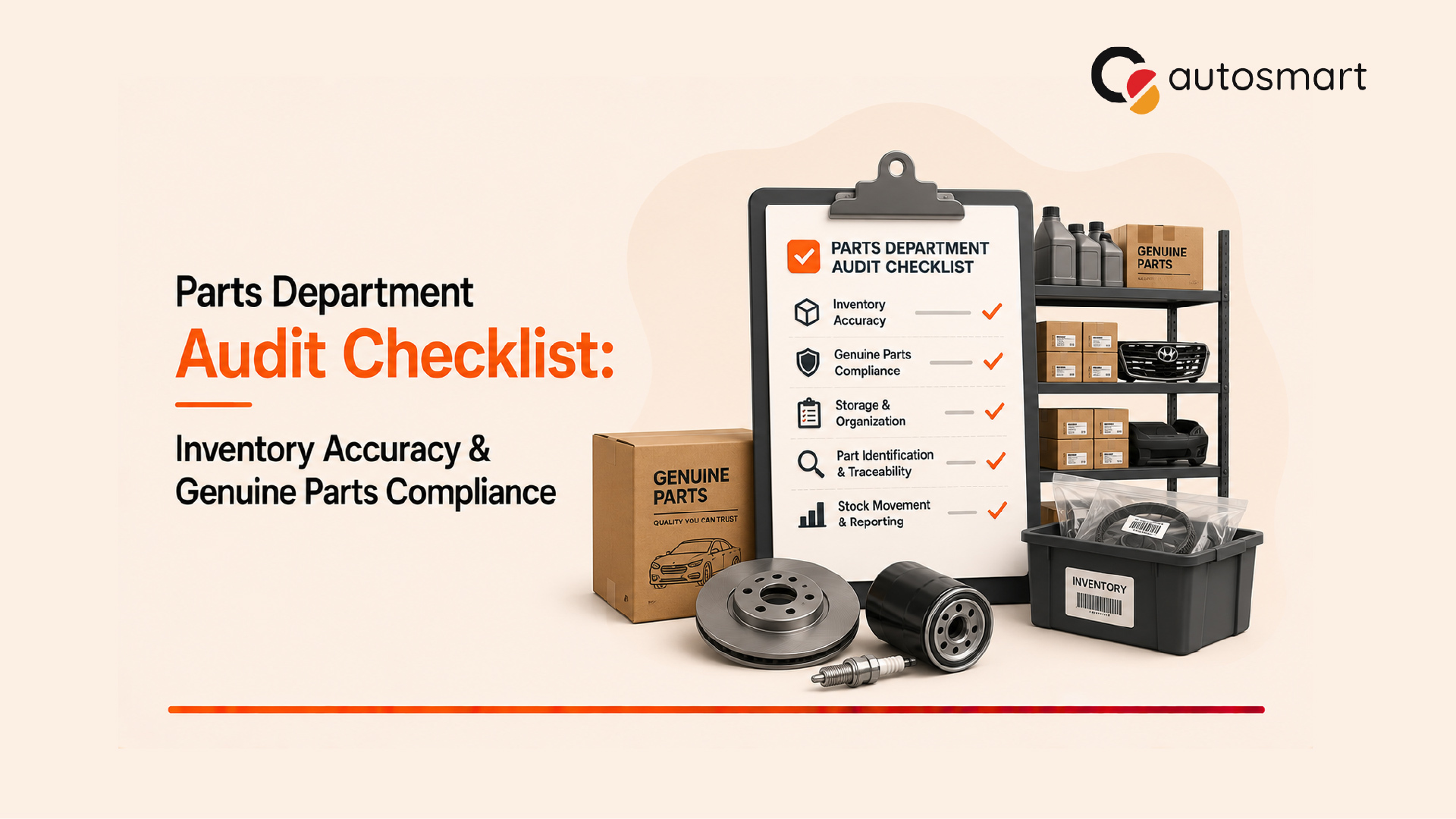 Parts Department Audit Checklist Parts Department Audit Checklist